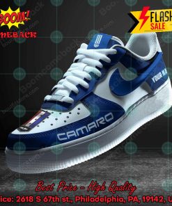 Chevrolet Camaro Personalized Name Custom Nike Air Force Sneakers