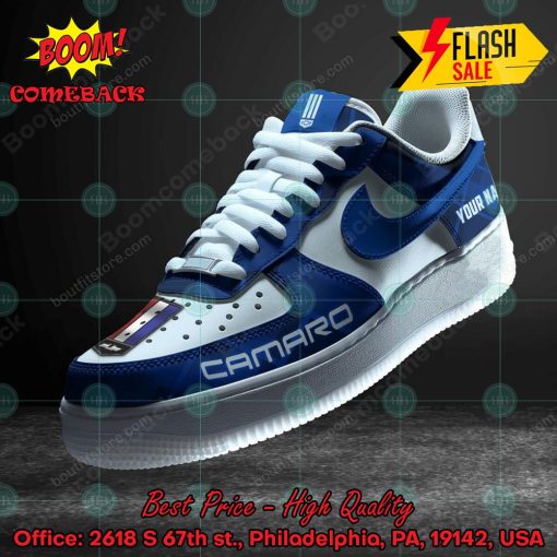 Chevrolet Camaro Personalized Name Custom Nike Air Force Sneakers