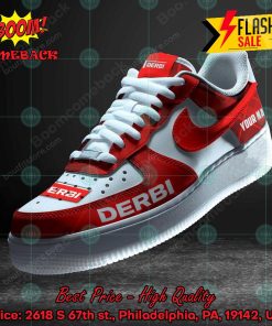 Derbi Personalized Name Custom Nike Air Force Sneakers