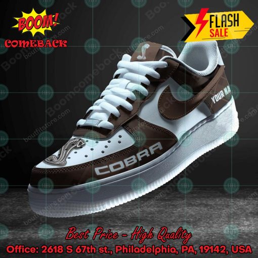 Ford Mustang SVT Cobra Personalized Name Custom Nike Air Force Sneakers