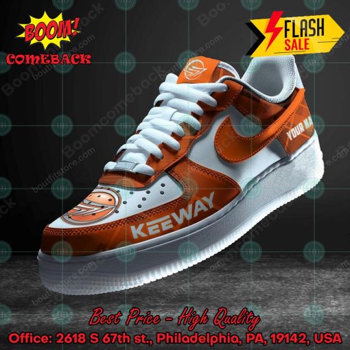 Keeway Personalized Name Custom Nike Air Force Sneakers