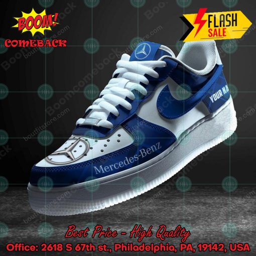 Mercedes-Benz Personalized Name Custom Nike Air Force Sneakers