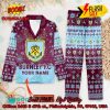 Cardiff City FC Deer Horn Personalized Name Pajamas Set For Christmas 2024