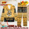 Burton Albion FC Deer Horn Personalized Name Pajamas Set For Christmas 2024