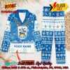 Mansfield Town FC Deer Horn Personalized Name Pajamas Set For Christmas 2024