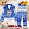 Leicester City FC Deer Horn Personalized Name Pajamas Set For Christmas 2024