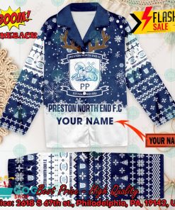 preston north end fc deer horn personalized name pajamas set for christmas 2024 2 0xoCX