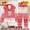 Swansea City AFC Deer Horn Personalized Name Pajamas Set For Christmas 2024