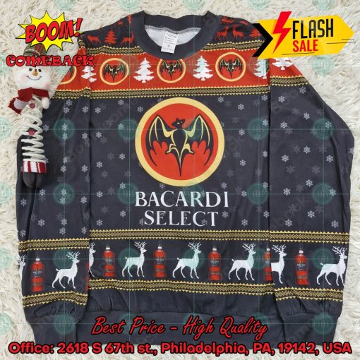 Trending 2024 Bacardi Select Ugly Christmas Sweater