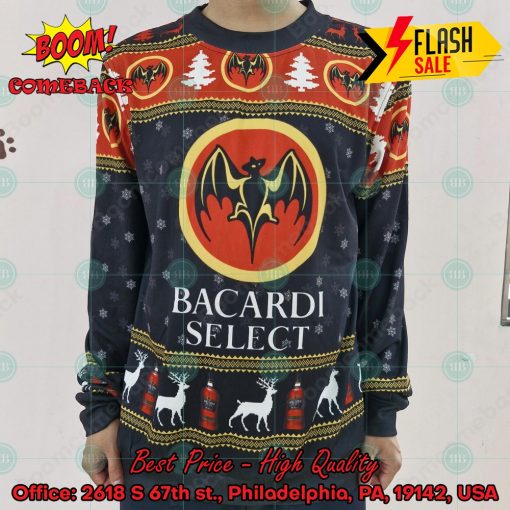 Trending 2024 Bacardi Select Ugly Christmas Sweater