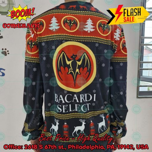 Trending 2024 Bacardi Select Ugly Christmas Sweater