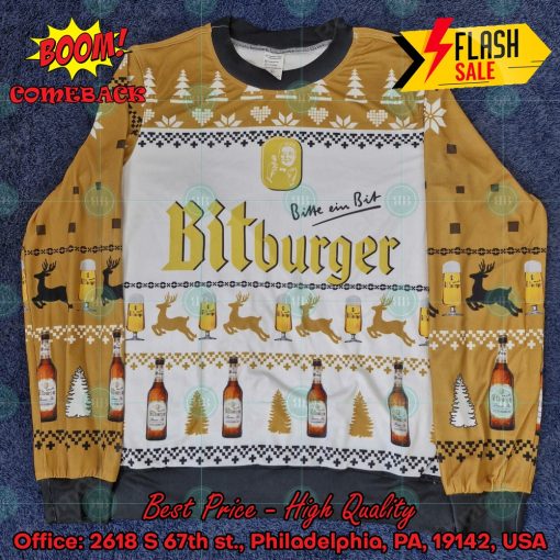 Trending 2024 Bitburger Ugly Christmas Sweater