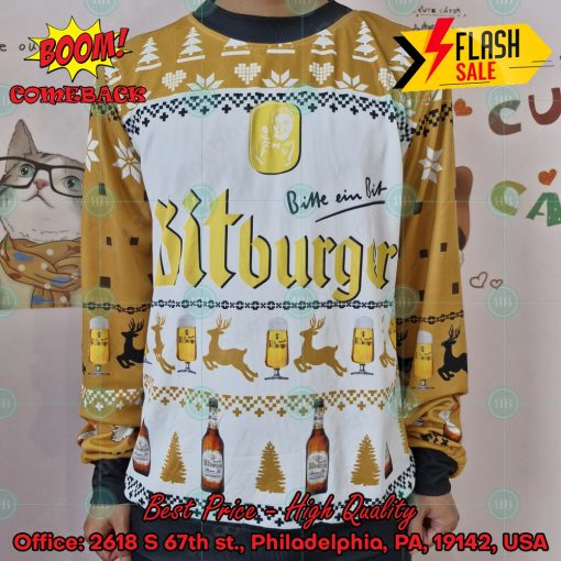 Trending 2024 Bitburger Ugly Christmas Sweater