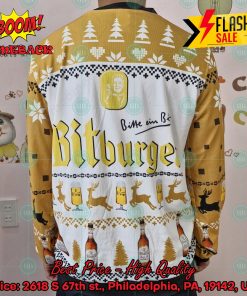 trending 2024 bitburger ugly christmas sweater 4 orJkP