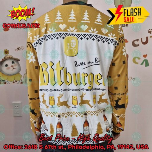 Trending 2024 Bitburger Ugly Christmas Sweater