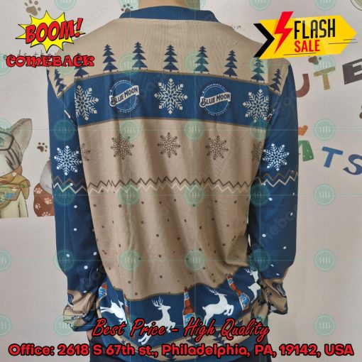 Trending 2024 Blue Moon Denver Colorado Ugly Christmas Sweater