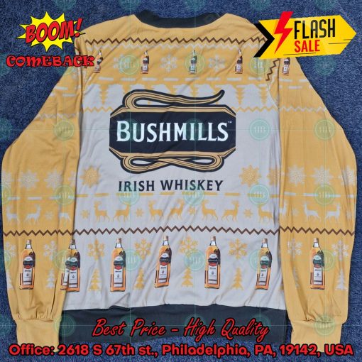 Trending 2024 Bushmills Irish Whiskey Ugly Christmas Sweater