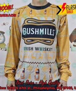 trending 2024 bushmills irish whiskey ugly christmas sweater 3 5eZ0T