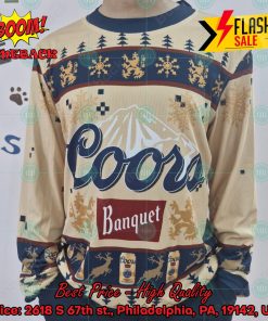 Trending 2024 Coors Banquet Ugly Christmas Sweater