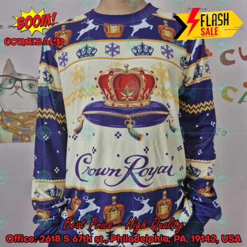 Trending 2024 Crown Royal Ugly Christmas Sweater