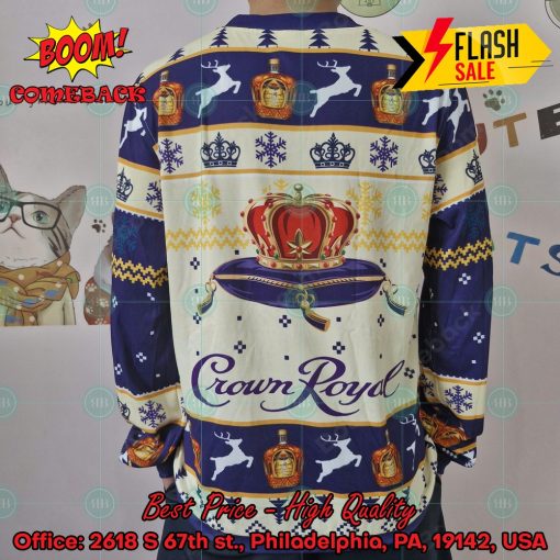 Trending 2024 Crown Royal Ugly Christmas Sweater