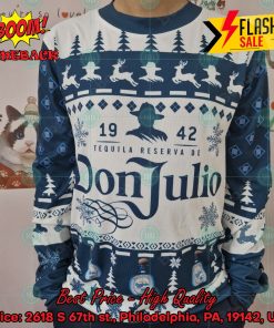 Trending 2024 Don Julio Tequila Reservade 1942 Ugly Christmas Sweater