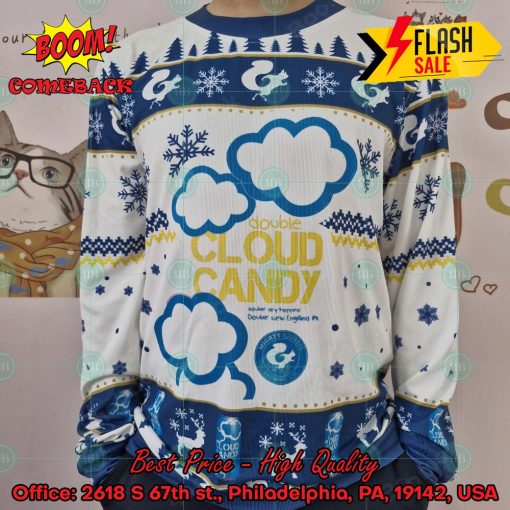 Trending 2024 Double Cloud Candy Ugly Christmas Sweater