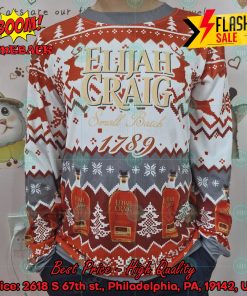 trending 2024 elijah craig small batch 1789 ugly christmas sweater 3 F9t7u