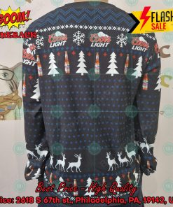 Trending 2024 Grinch I Will Drink Coors Light Everywhere Ugly Christmas Sweater