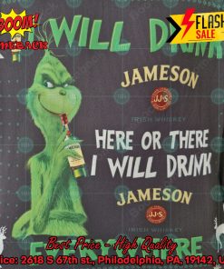 trending 2024 grinch i will drink jameson everywhere ugly christmas sweater 3 JQp6A