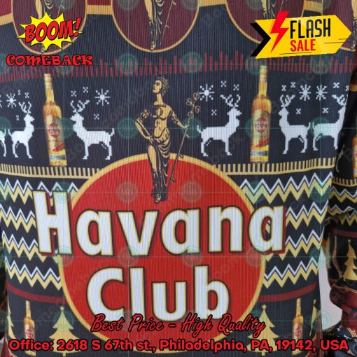 Trending 2024 Havana Club Ugly Christmas Sweater