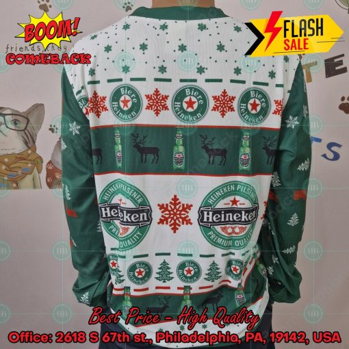 Trending 2024 Heineken Pilsener Premium Quality Ugly Christmas Sweater