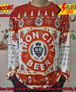 Trending 2024 Iron City Beer Ugly Christmas Sweater