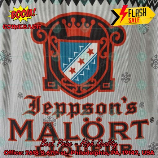 Trending 2024 Jeppson’s Malort Liqueur Ugly Christmas Sweater