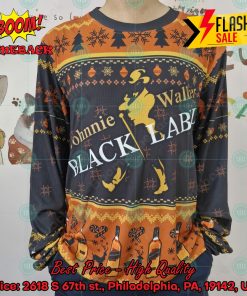 Trending 2024 Johnnie Walker Black Label Ugly Christmas Sweater