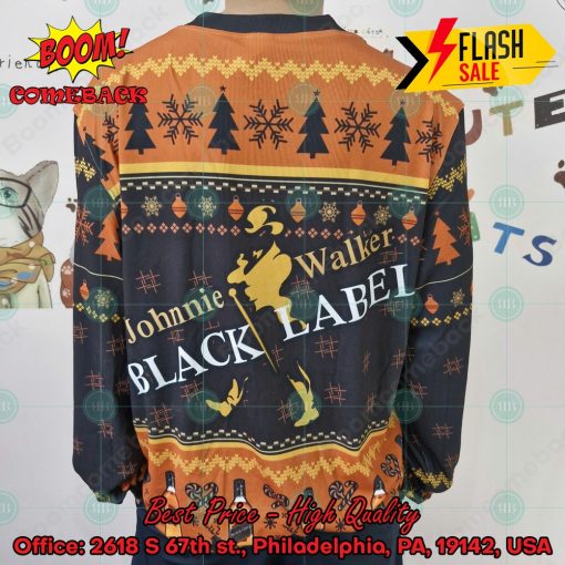 Trending 2024 Johnnie Walker Black Label Ugly Christmas Sweater