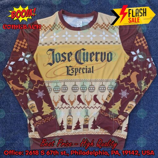 Trending 2024 Jose Cuervo Especial Ugly Christmas Sweater