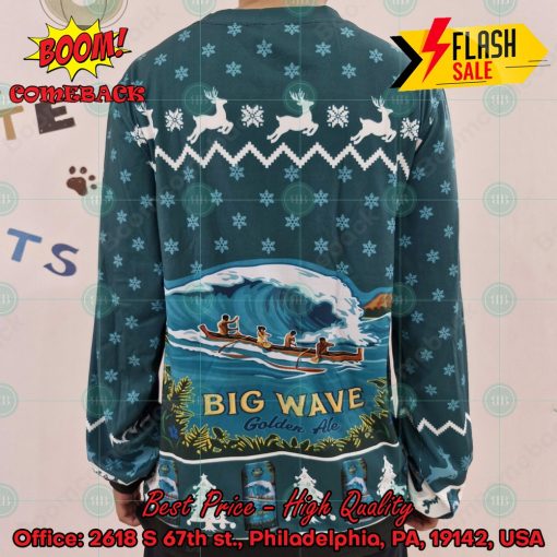 Trending 2024 Kona Brewing Big Wave Golden Ale Ugly Christmas Sweater