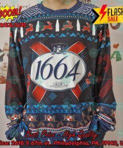 Trending 2024 Kronenbourg 1664 Ugly Christmas Sweater