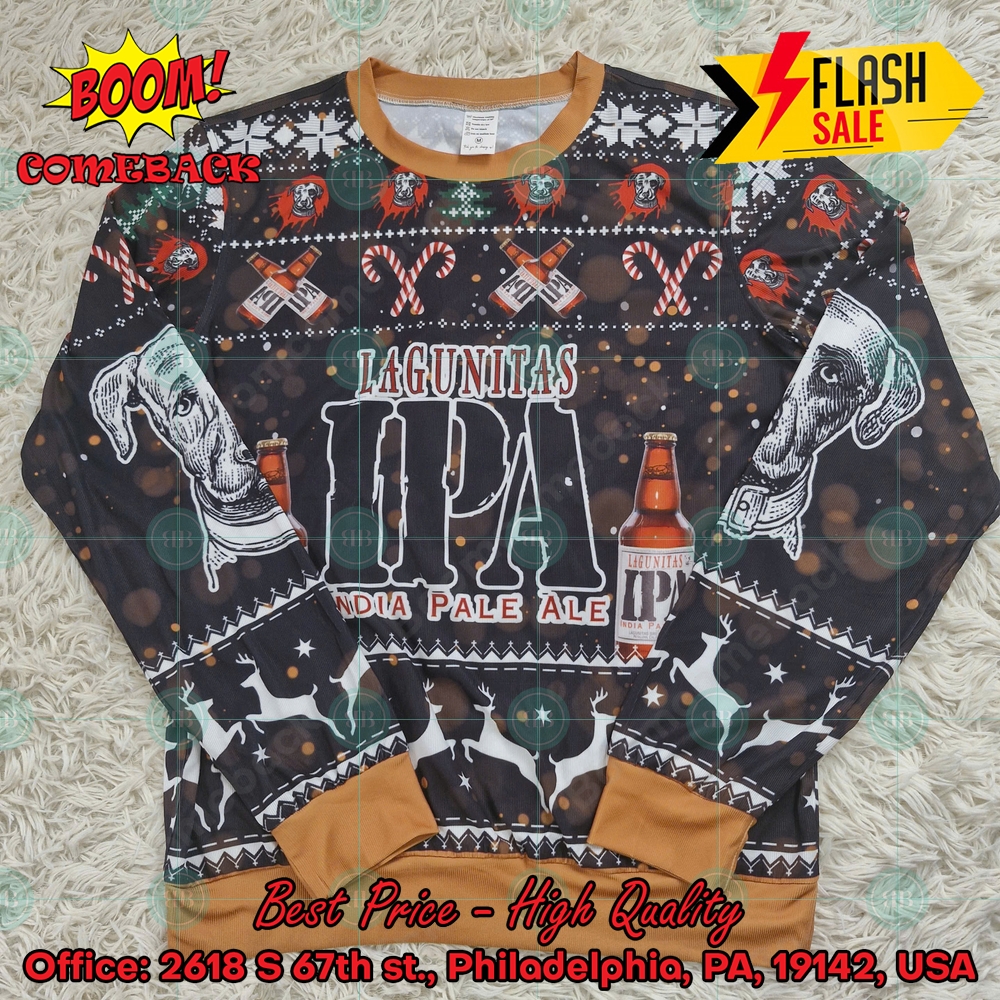 Trending 2024 Lagunitas IPA Ugly Christmas Sweater