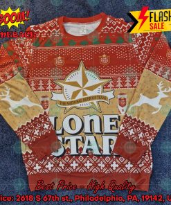 Trending 2024 Lone Star Beer Ugly Christmas Sweater