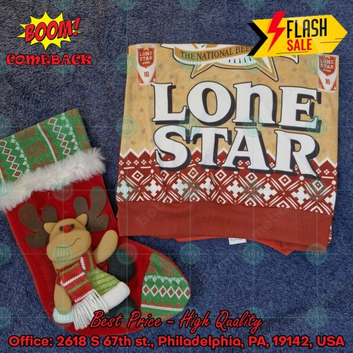 Trending 2024 Lone Star Beer Ugly Christmas Sweater