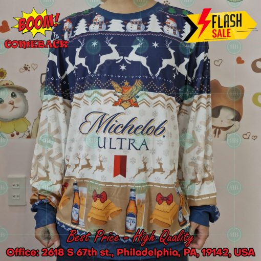 Trending 2024 Michelob Ultra Ugly Christmas Sweater