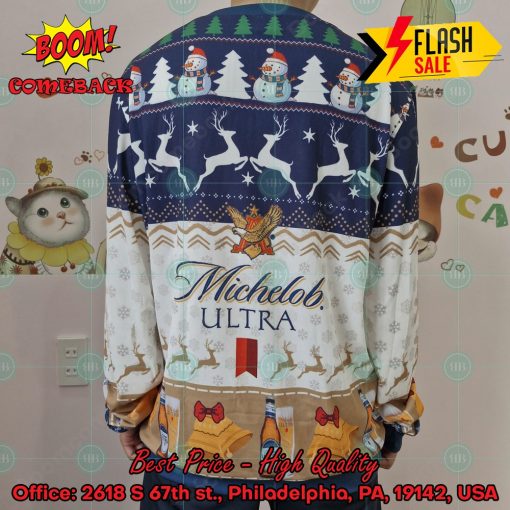 Trending 2024 Michelob Ultra Ugly Christmas Sweater