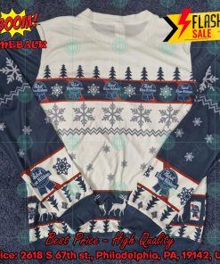 Trending 2024 Pabst Blue Ribbon Ugly Christmas Sweater