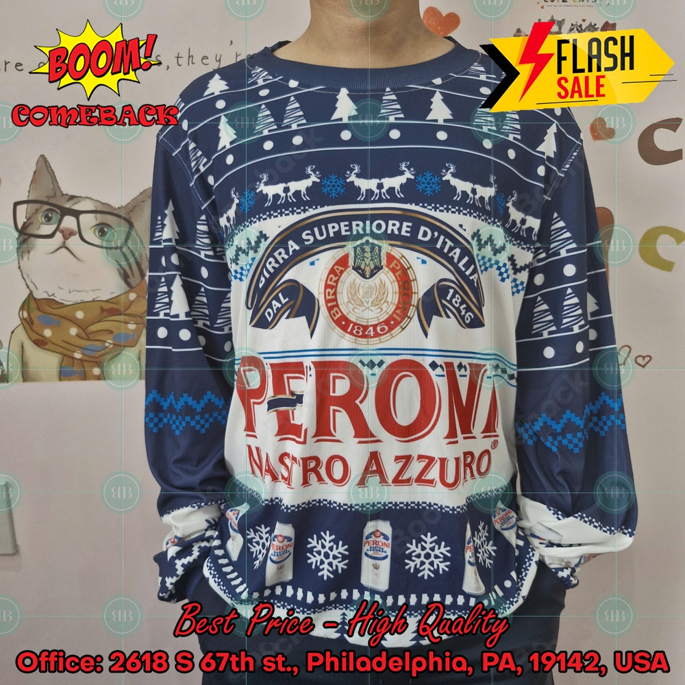 Trending 2024 Petroni Nastro Azzurro Ugly Christmas Sweater