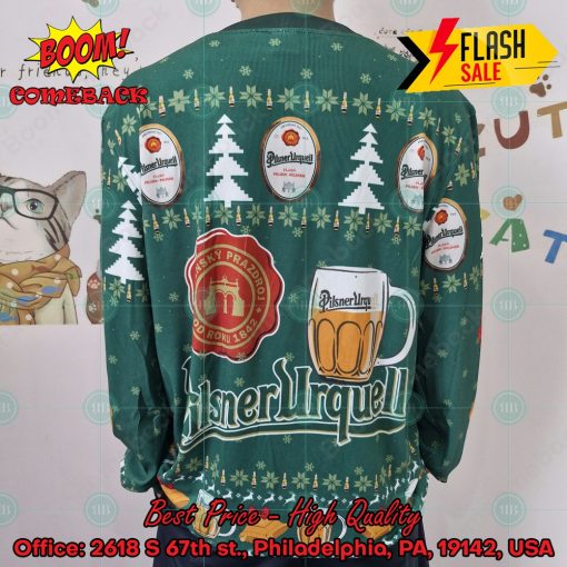 Trending 2024 Pilsner Urquell Ugly Christmas Sweater