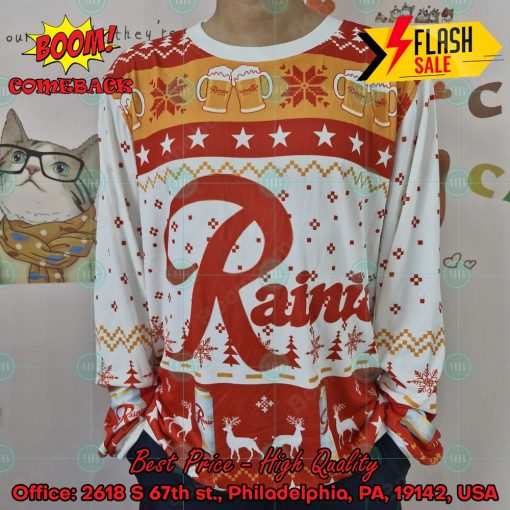 Trending 2024 Rainier Beer Ugly Christmas Sweater