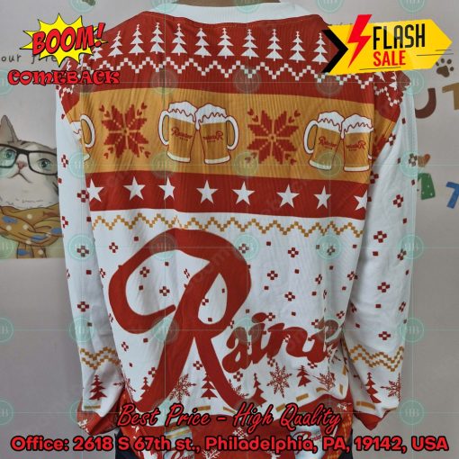 Trending 2024 Rainier Beer Ugly Christmas Sweater