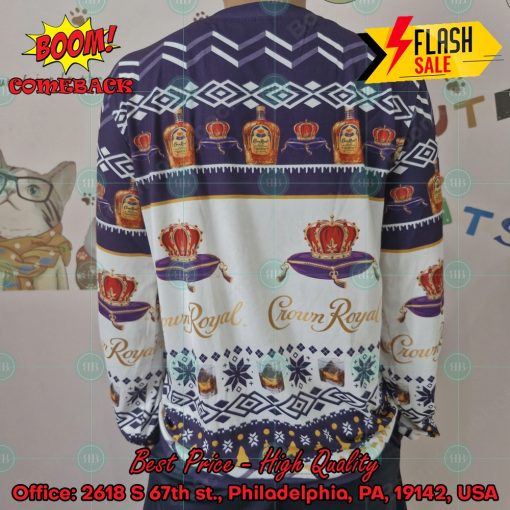 Trending 2024 Walt Whiskey Crown Royal The Happiest Drink On Earth Ugly Christmas Sweater